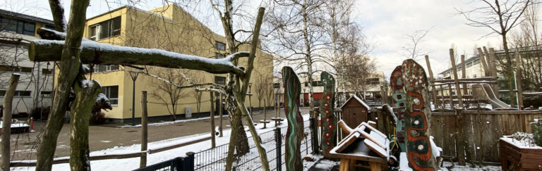 Slider-Schule-Garten